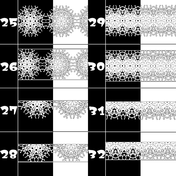 No.118みそおねぎ飾り枠集