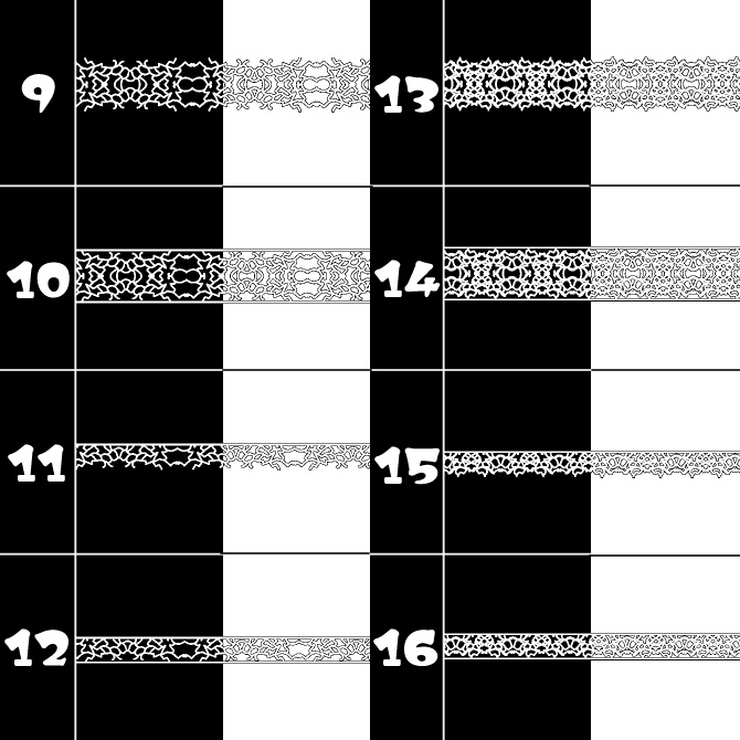 No.118みそおねぎ飾り枠集