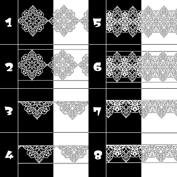 No.119aみそおねぎ飾り枠集