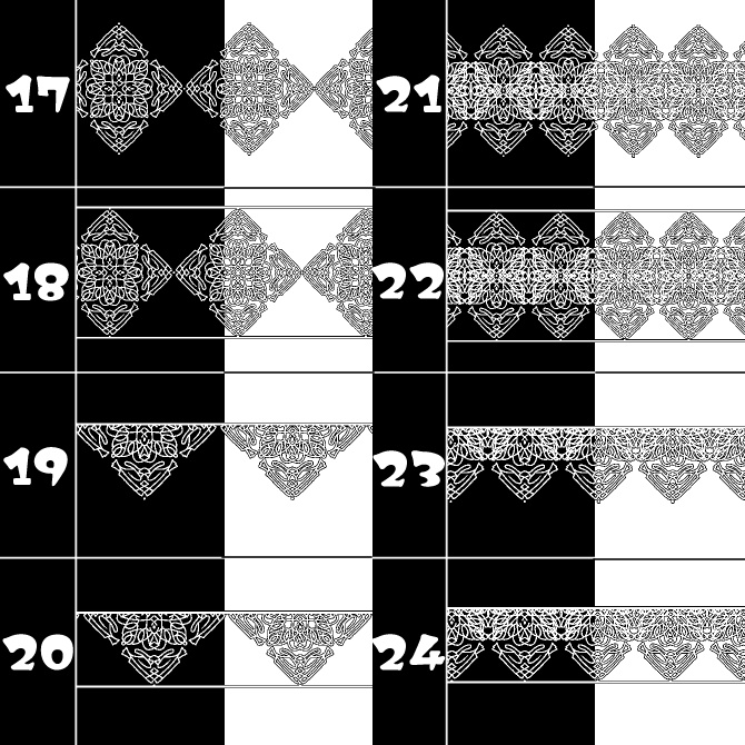 No.119aみそおねぎ飾り枠集