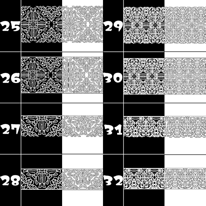No.119bみそおねぎ飾り枠集
