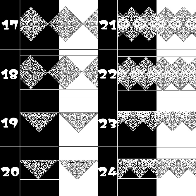 No.120みそおねぎ飾り枠集