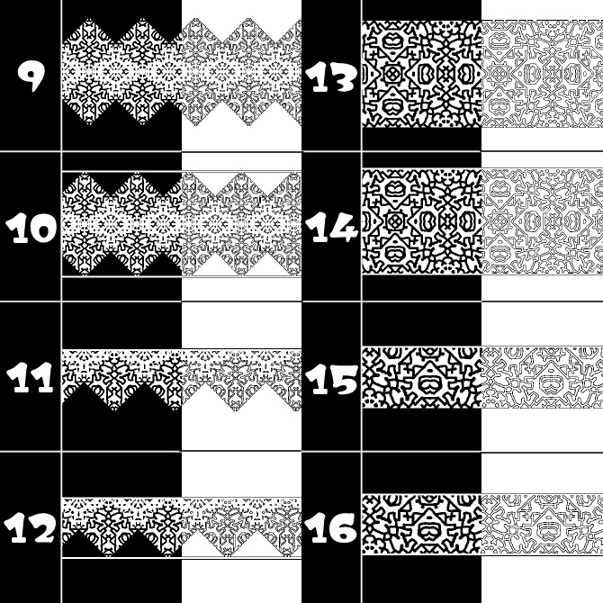 No.120みそおねぎ飾り枠集