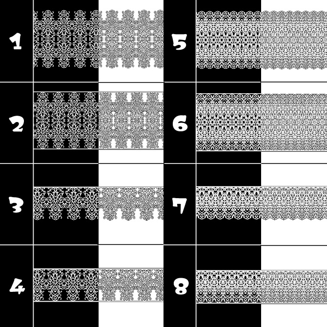 No.121みそおねぎ飾り枠集