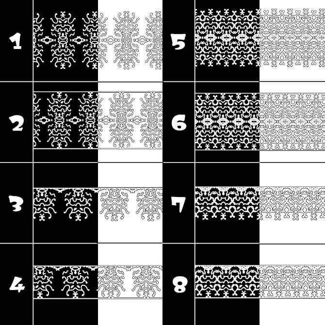 No.122みそおねぎ飾り枠集