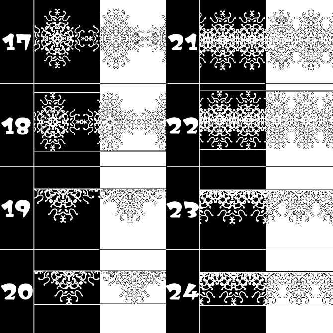 No.122みそおねぎ飾り枠集