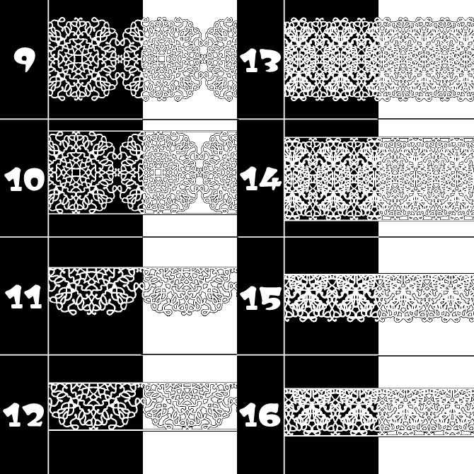 No.123aみそおねぎ飾り枠集