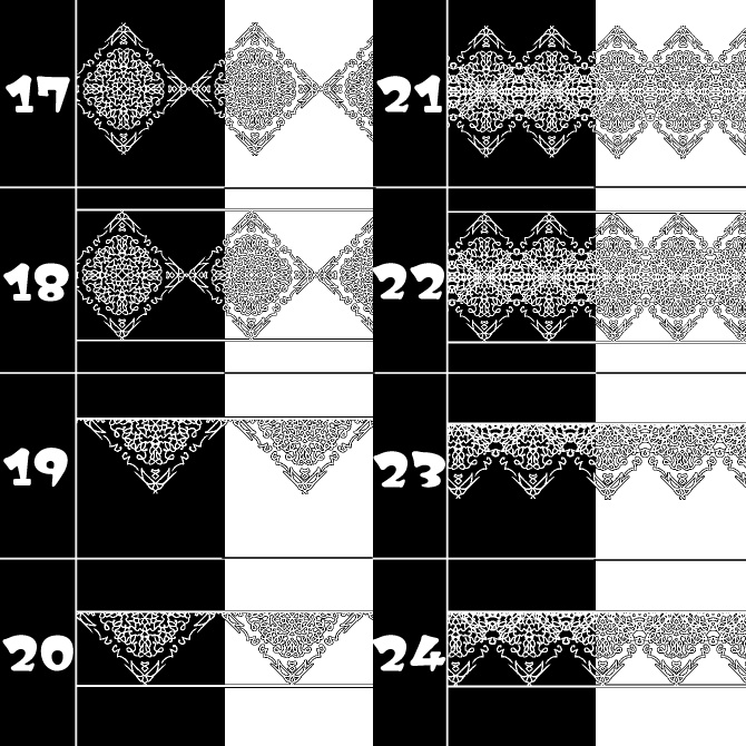 No.123aみそおねぎ飾り枠集