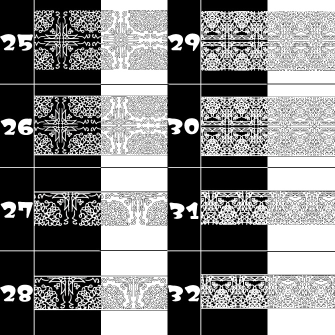 No.123bみそおねぎ飾り枠集