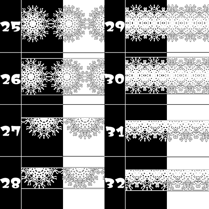 No.126みそおねぎ飾り枠集