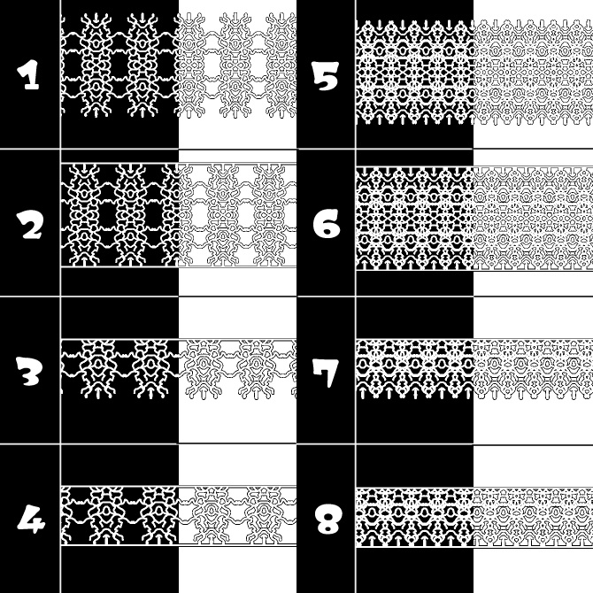 No.126みそおねぎ飾り枠集