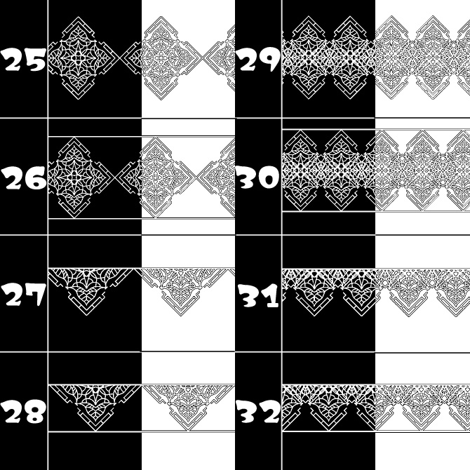No.127aみそおねぎ飾り枠集