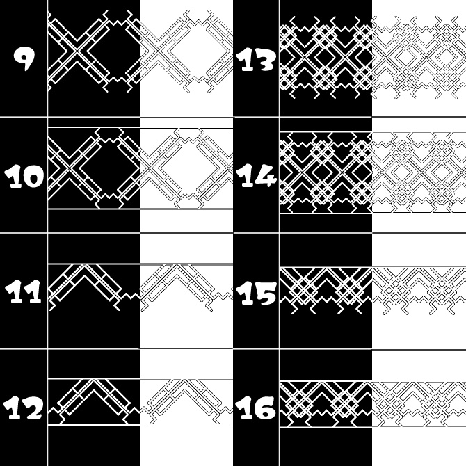 No.127bみそおねぎ飾り枠集