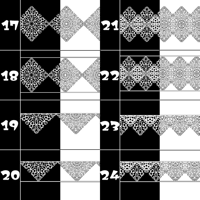 No.128みそおねぎ飾り枠集