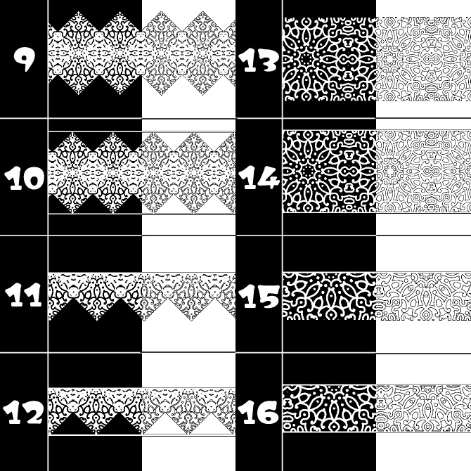 No.128みそおねぎ飾り枠集