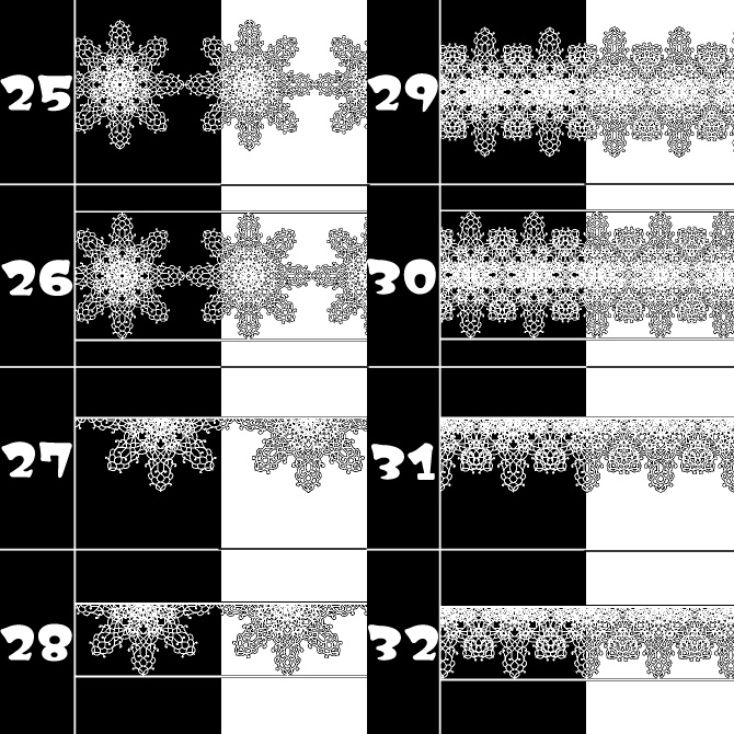 No.129みそおねぎ飾り枠集
