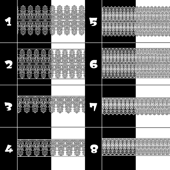 No.129みそおねぎ飾り枠集