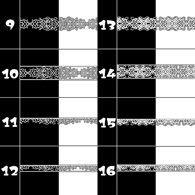 No.129みそおねぎ飾り枠集