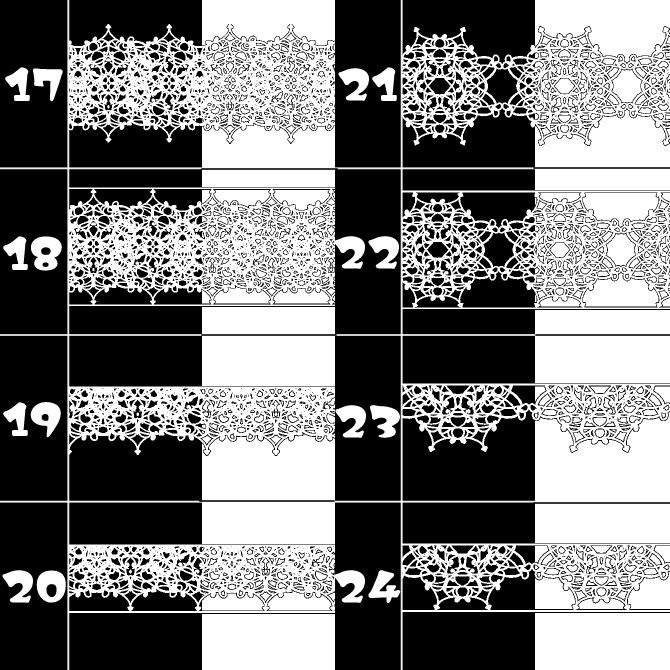 No.130みそおねぎ飾り枠集