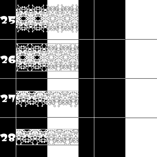 No.130みそおねぎ飾り枠集