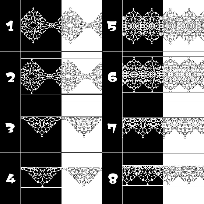 No.130みそおねぎ飾り枠集