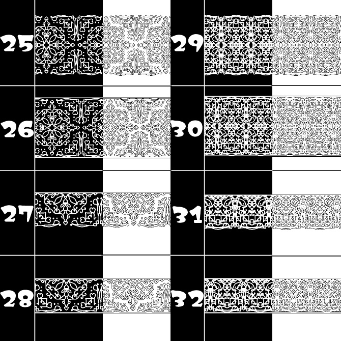 No.131aみそおねぎ飾り枠集