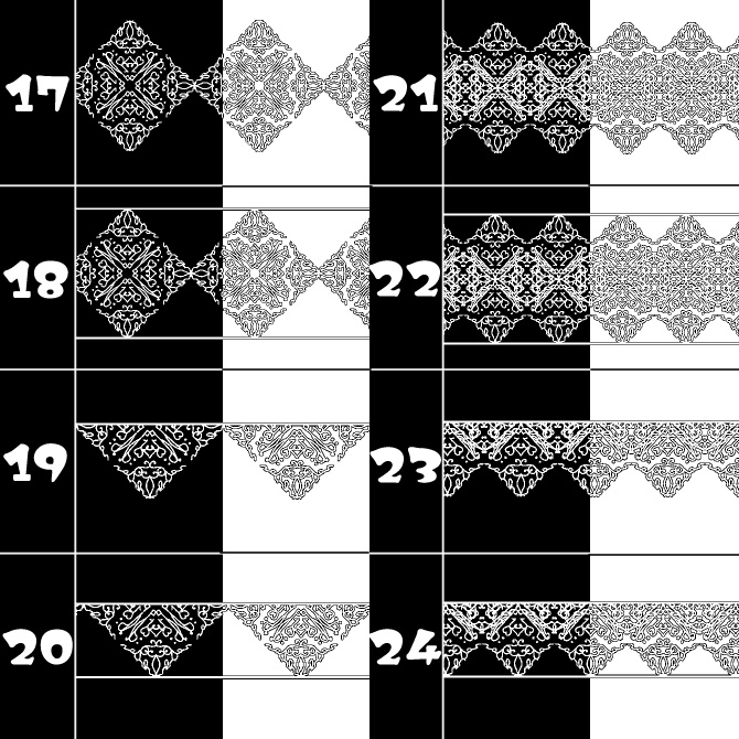 No.131bみそおねぎ飾り枠集