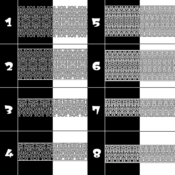 No.133みそおねぎ飾り枠集