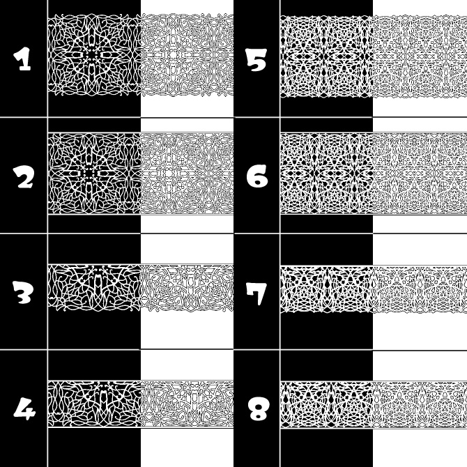 No.134みそおねぎ飾り枠集