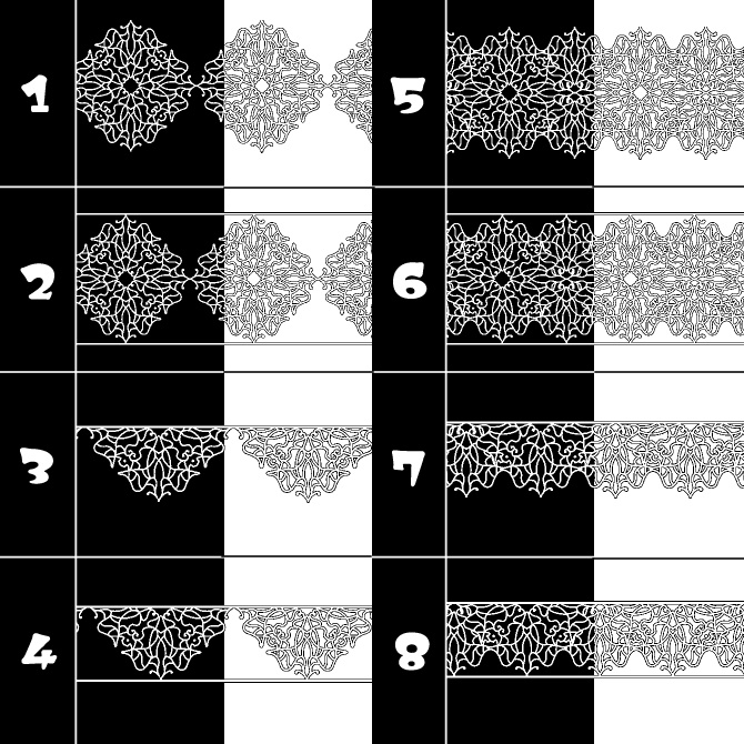 No.135aみそおねぎ飾り枠集