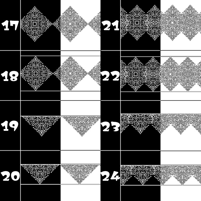 No.135aみそおねぎ飾り枠集