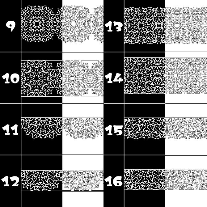 No.135aみそおねぎ飾り枠集