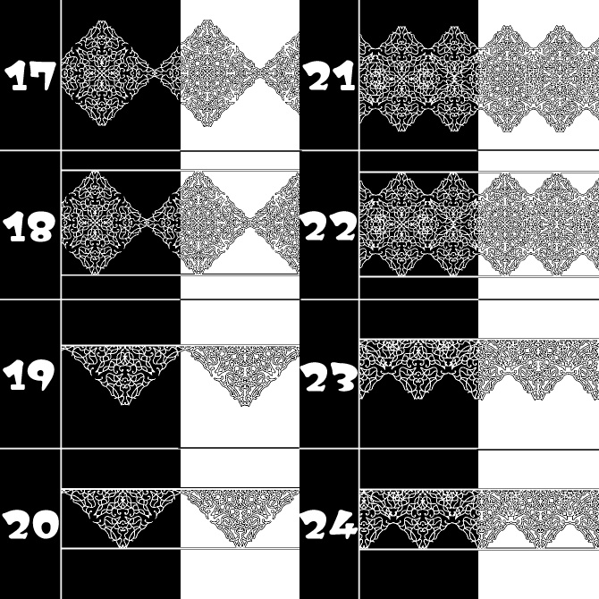 No.135bみそおねぎ飾り枠集