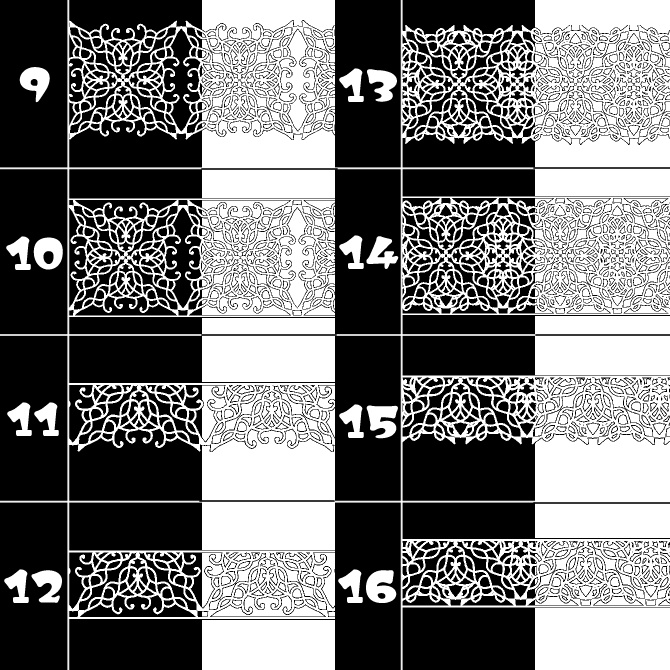 No.135bみそおねぎ飾り枠集