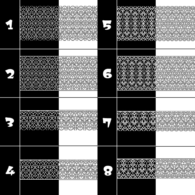 No.137みそおねぎ飾り枠集