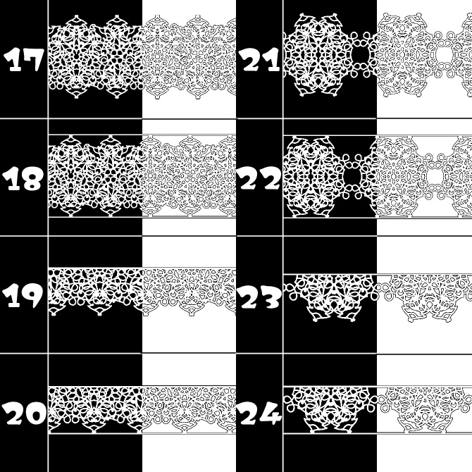 No.138みそおねぎ飾り枠集