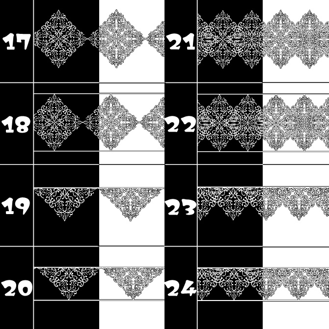 No.139bみそおねぎ飾り枠集