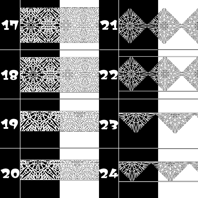 No.140みそおねぎ飾り枠集