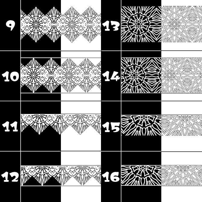 No.140みそおねぎ飾り枠集
