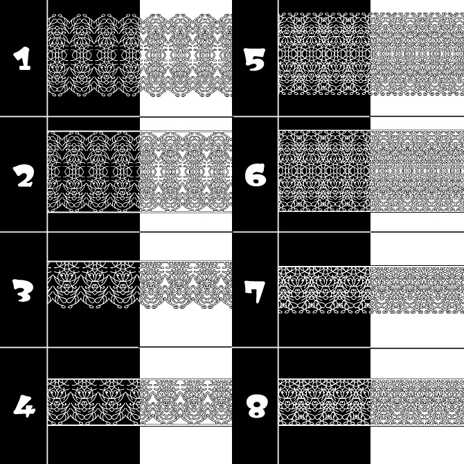 No.142みそおねぎ飾り枠集