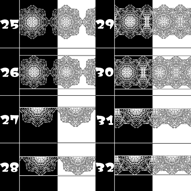 No.142みそおねぎ飾り枠集