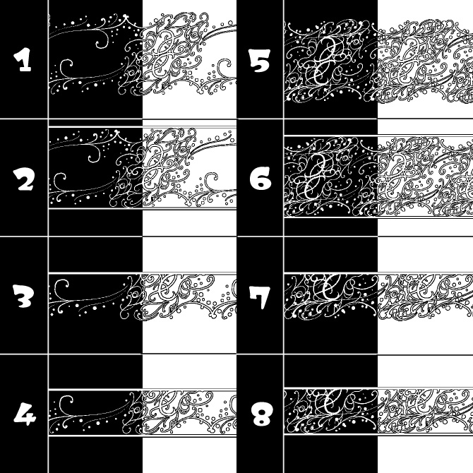 No.143みそおねぎ飾り枠集