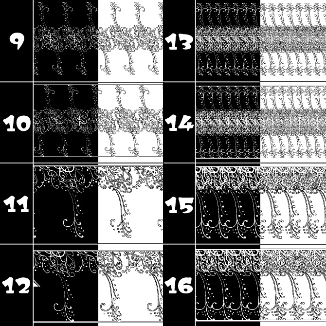 No.143みそおねぎ飾り枠集