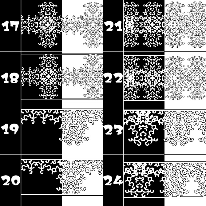 No.144みそおねぎ飾り枠集