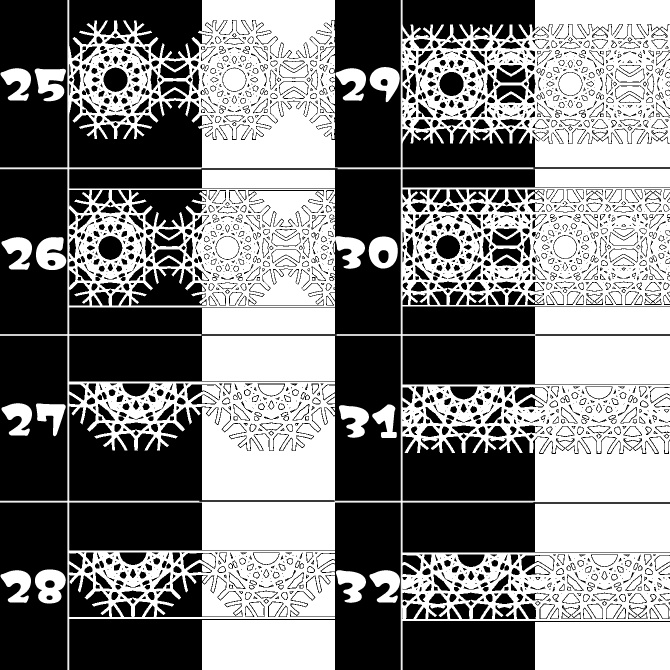 No.145みそおねぎ飾り枠集