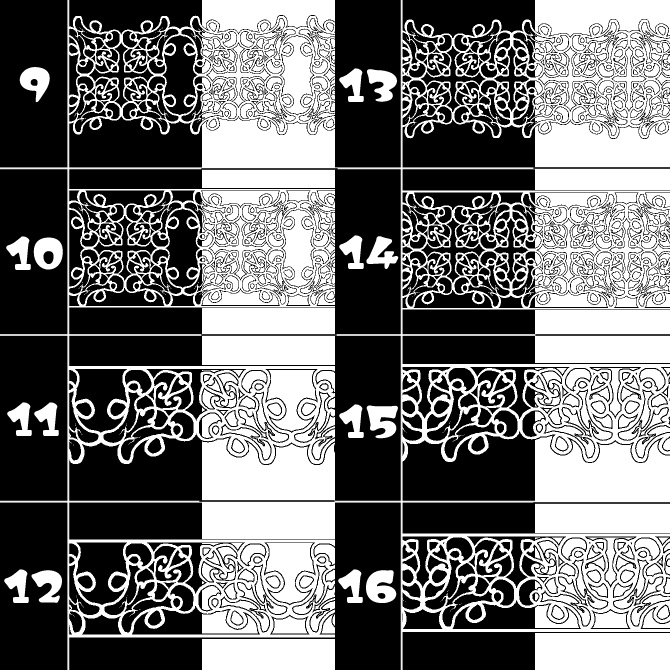 No.146aみそおねぎ飾り枠集