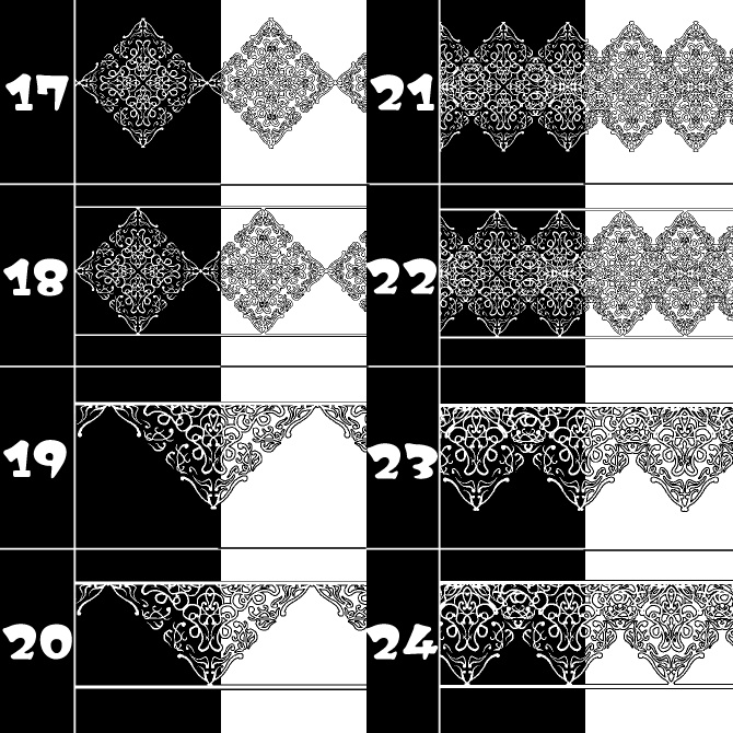 No.146aみそおねぎ飾り枠集