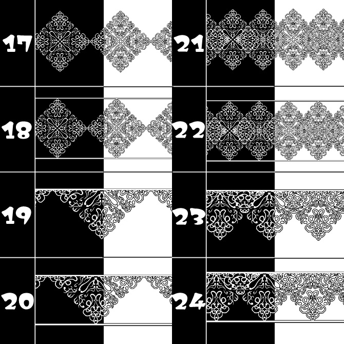 No.146bみそおねぎ飾り枠集