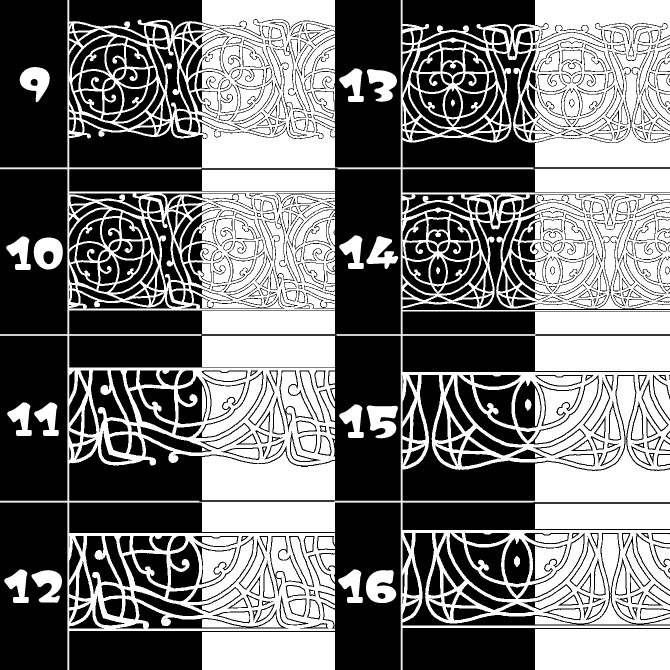 No.147みそおねぎ飾り枠集
