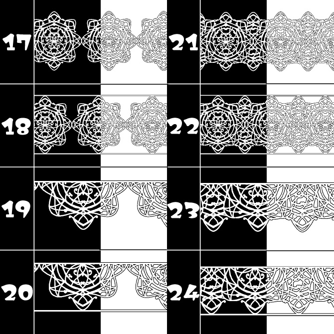 No.147みそおねぎ飾り枠集